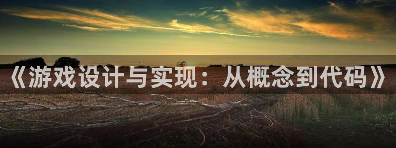 沐鸣2平台是杏彩的吗：《游戏设计与实现：从概念到代码》