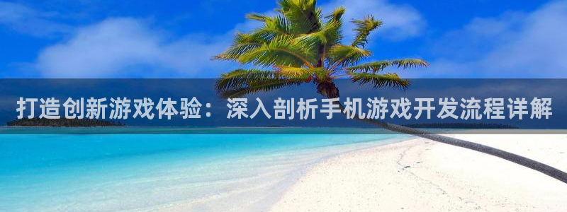 沐鸣2平台负责人：打造创新游戏体验：深入剖析手机游戏开发流程详解