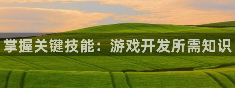 沐鸣2app官方：掌握关键技能：游戏开发所需知识
