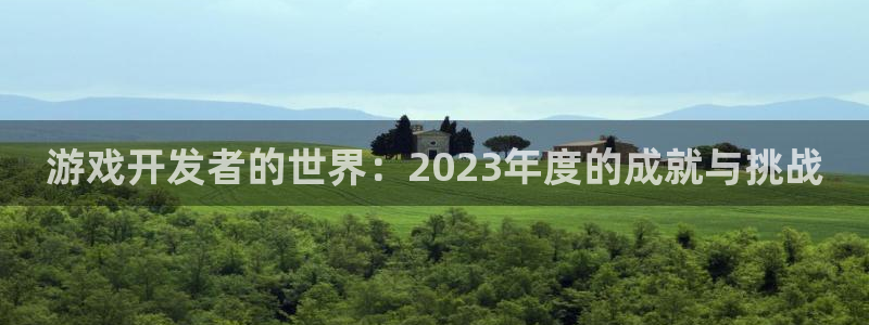 沐鸣2撤35994还和：游戏开发者的世界：2023年度的成就与挑战